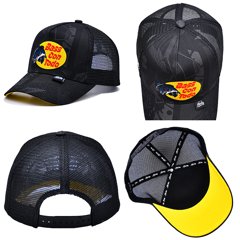 custom trucker hat embroidery